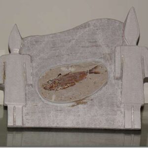 Sculpted bas-relief with fossils - Available on request - Image 4