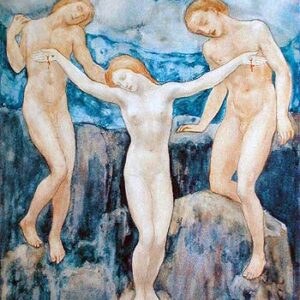 Postcards reproducing the Artworks of Gibran Khalil Gibran - Image 11