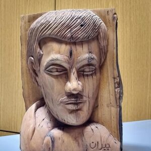 Hand-sculptured bust of Gibran Khalil Gibran - Image 3