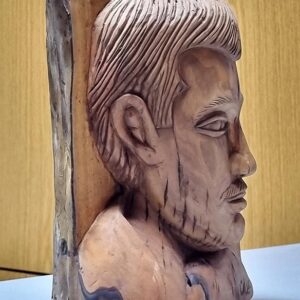 Hand-sculptured bust of Gibran Khalil Gibran - Image 4