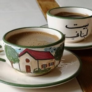 3 Handmade ceramic coffee cups - Image 4