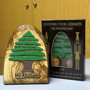 Olive wood Cedar stand - Image 4