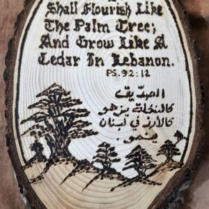 Half-logs of cedar wood with inscriptions - Image 1