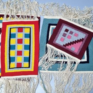 Hand loomed velvety carpets rugs