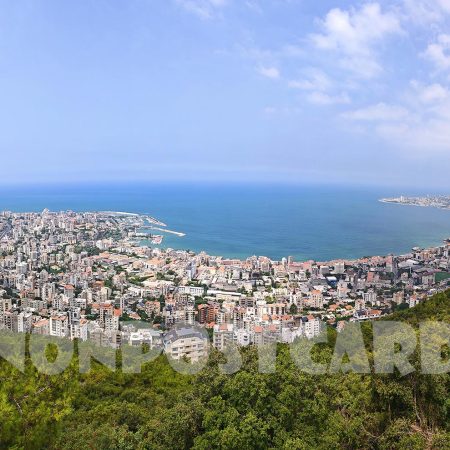 Poster from photo of the Jounieh bay 2024
