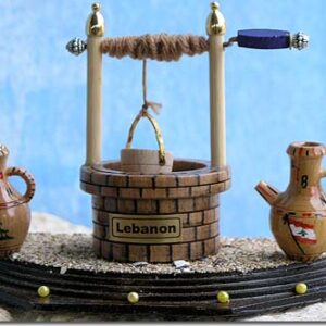 Handcrafted souvenirs, A well with jugs - Image 1