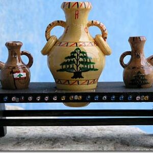 Handcrafted souvenirs - Table with a jar - Image 1