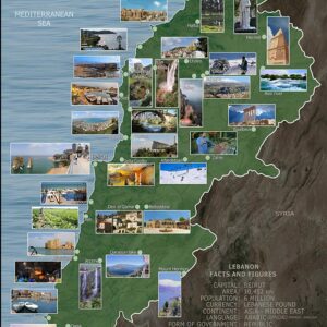 Touristic Map of Lebanon - Image 1