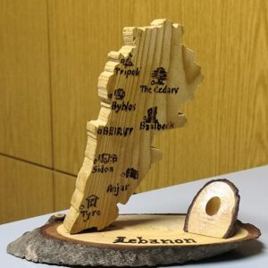 Map of Lebanon pen holder - Image 1