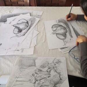 Original drawing on paper - Image 1