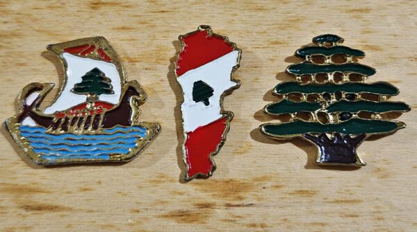 Metal magnet lebanon souvenir