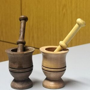 Two miniature mortars - Image 1