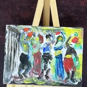 miniature painting baalbek folklore