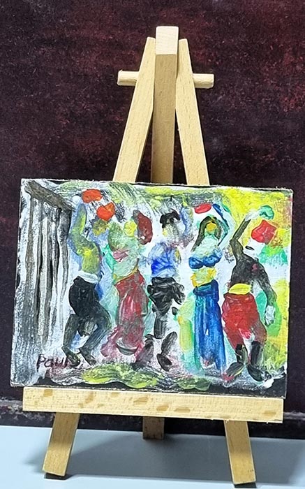 miniature painting baalbek folklore