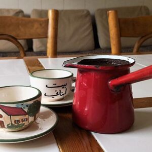 3 Handmade ceramic coffee cups - Image 3