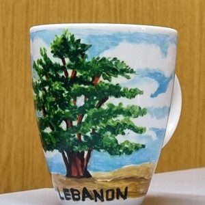 Lebanon unique hand-painted mugs - Image 9