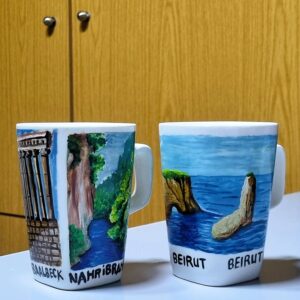 Lebanon unique hand-painted mugs - Image 12