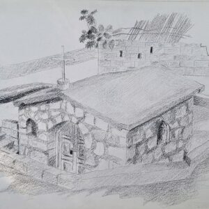 Drawing of churches Jbeil Byblos - Image 6