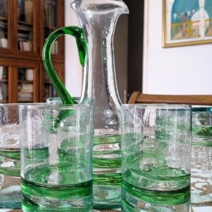 Blown glass from Lebanon - Jug and cups - Image 2