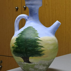 Hand-painted water pitcher - Image 4