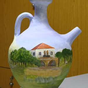 Hand-painted water pitcher - Image 3
