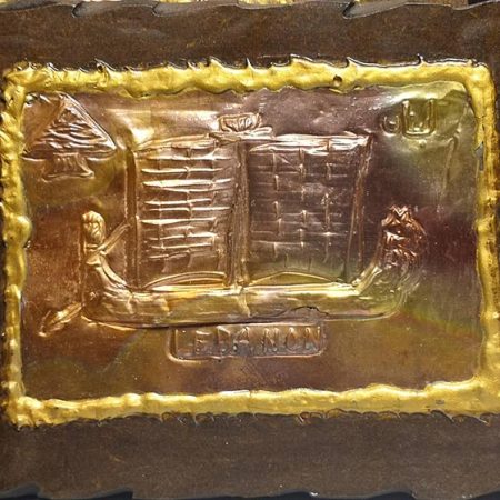 Bas-relief Phoenician ship