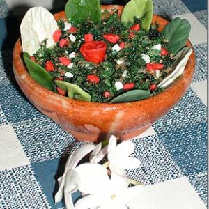 Ceramic Lebanese Food served on a plate - Image 5