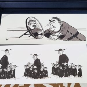 Caricatures of the caricaturist Pierre Sadek in a box - Image 7