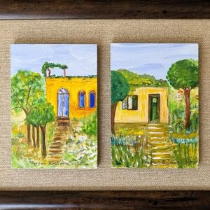 Framed art paintings in miniature - Image 3