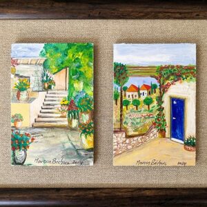 Framed art paintings in miniature - Image 4