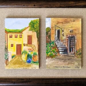 Framed art paintings in miniature - Image 5