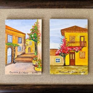 Framed art paintings in miniature - Image 6