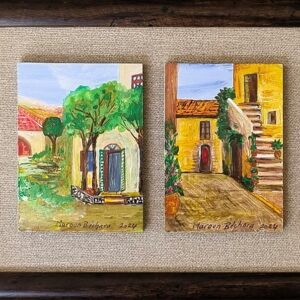 Framed art paintings in miniature - Image 9