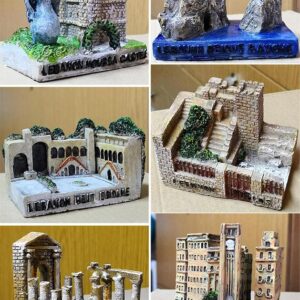 Sculptures of touristic places in Lebanon - Image 1