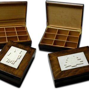 Sculptures on tea boxes - Image 1