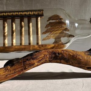 Sculptures inside bottles of glasses - Available on Request - Image 9