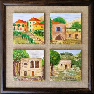 Framed art paintings in miniature - Image 10