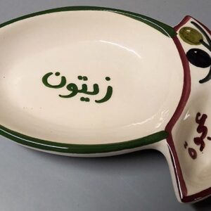 Handmade ceramic tableware for olives - Image 1