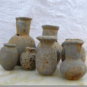 Tear flask and recipient for Kohl - Pebbles - Image 3