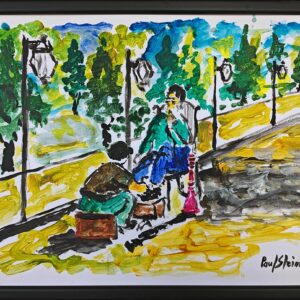 the shoe cleaners and Hookah smoker