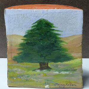 Painted Cedar for desk - Image 3