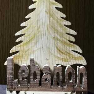 Wood Cedar desk stands - Image 1