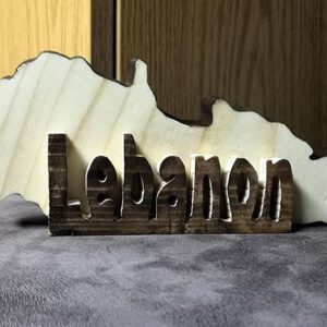 Map of Lebanon desk stands - Image 2
