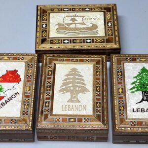 Wooden mosaic boxes - Image 1