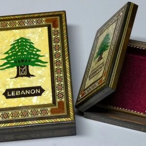 Old wooden mosaic boxes - Image 1