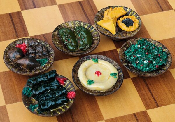 Lebanon magnet Mezze souvenirs miniature