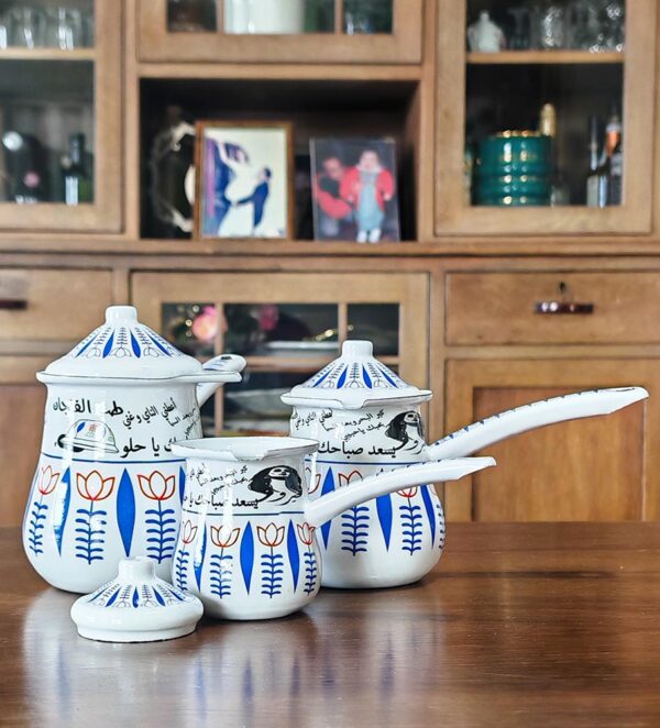 Warmers serving Lebanese and Turkish coffee