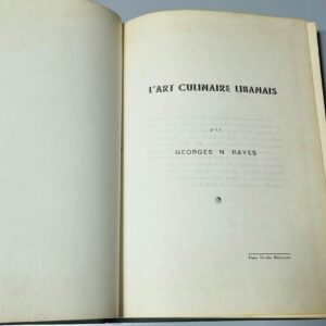 Art Culinaire Libanais - Georges Rayes - Image 2