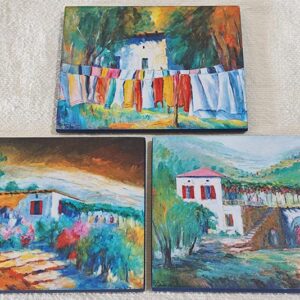Lebanon souvenir magnets and painting by Joseph Matar - Image 6
