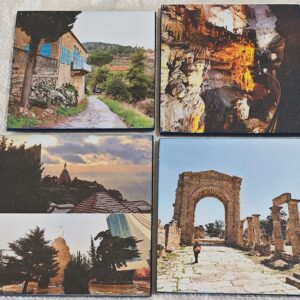 Lebanon souvenir magnets and painting by Joseph Matar - Image 28
